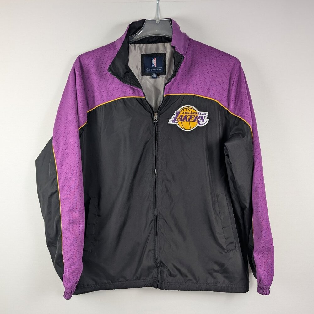 LA Lakers Giii Sports by Carl Banks full zip lightweight jacket - Large